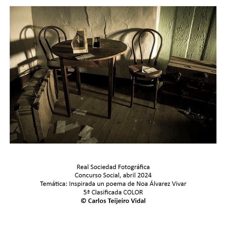 Concurso Social abril 2024. Temática a partir de unos poemas de Noa Álvarez Vivar, presentación online